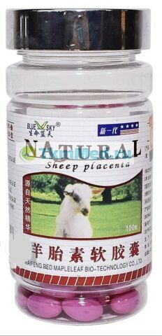 «ОВЕЧЬЯ ПЛАЦЕНТА» (SHEEP PLACENTA) ДЛЯ КРАСОТЫ И МОЛОДОСТИ NATURAL100 КАП Х 500 МГ