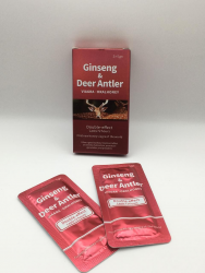 Женьшень и оленьи рога Gindeng and Deer Antler 72 часа в саше